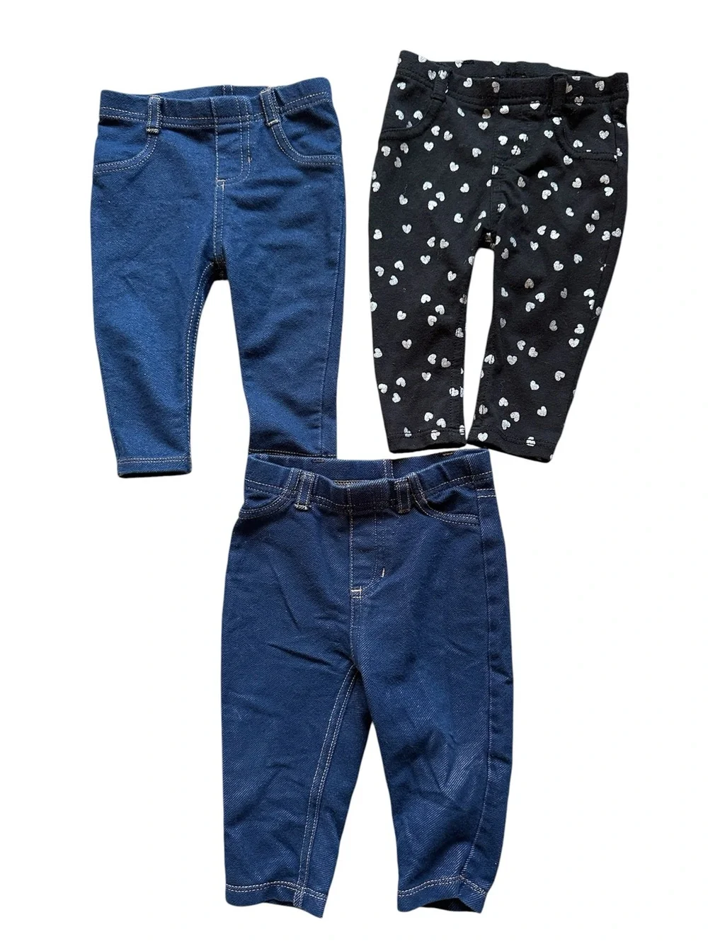Lot of 23 Baby girl infant long pants in various brands size 3-6 months - Picture 9 of 10